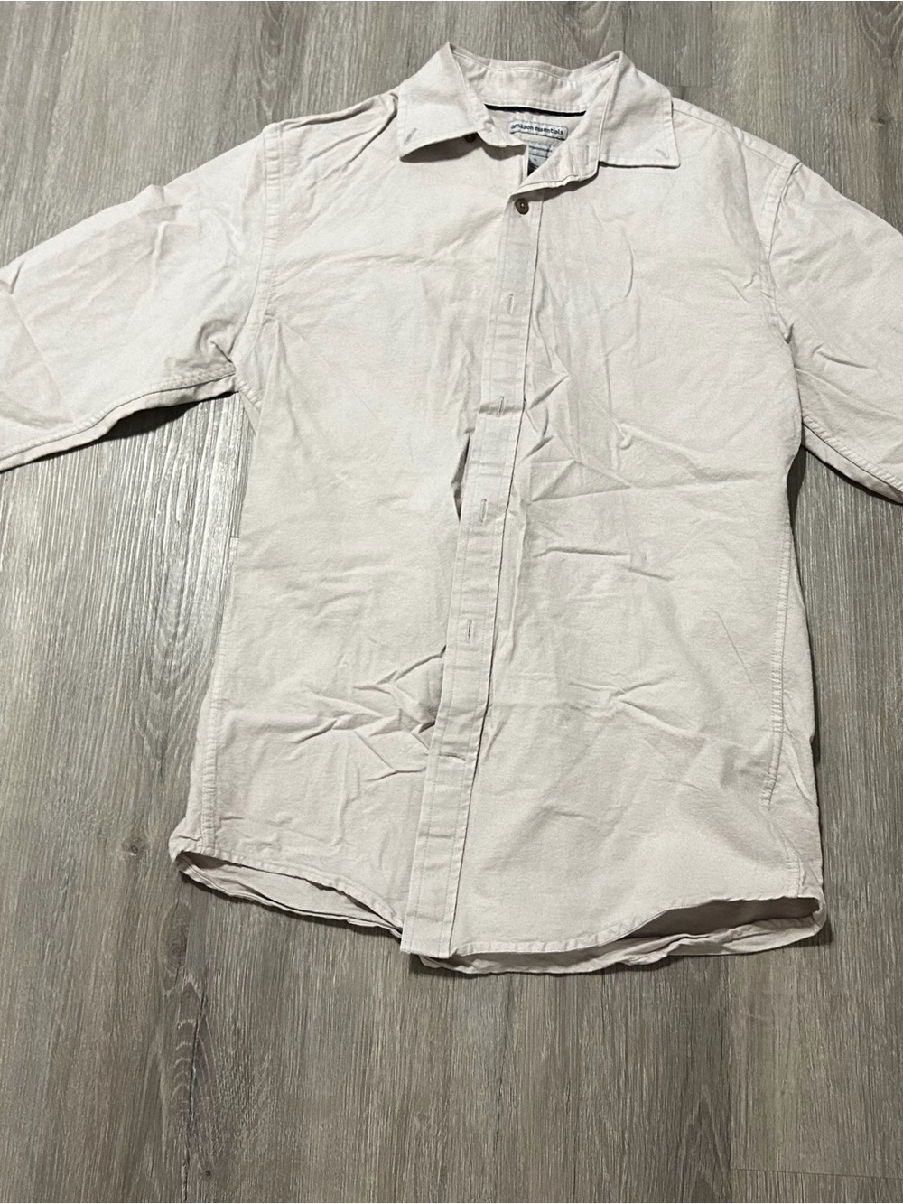 Amazon Essentials Men’s White Long Sleeve Button Down Dress Shirt - XS